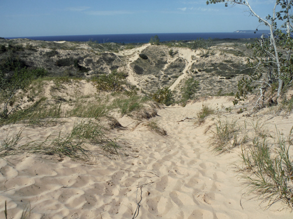and sand dune to climb
